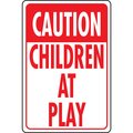 Hy-Ko Caution Children At Play Sign 12" x 18" A11042